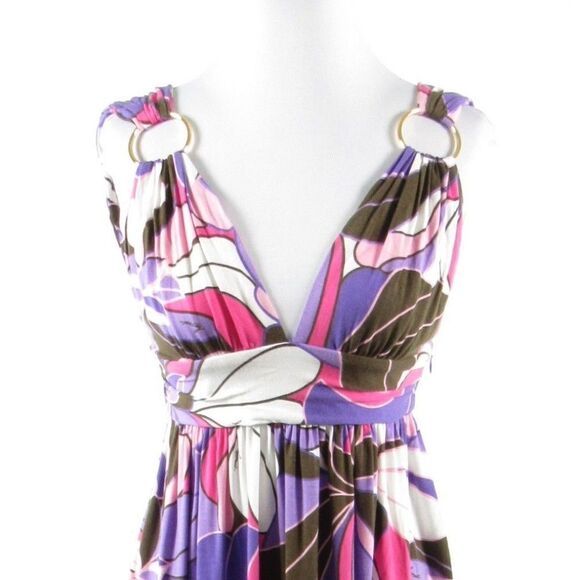 Milly purple stretch dress M - Picture 2 of 8
